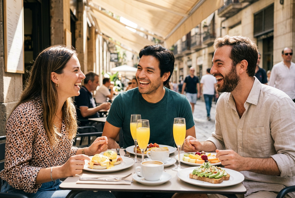 Weekend brunch with friends