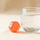 Gummy with glass of water