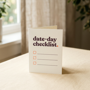Date-Day Checklist
