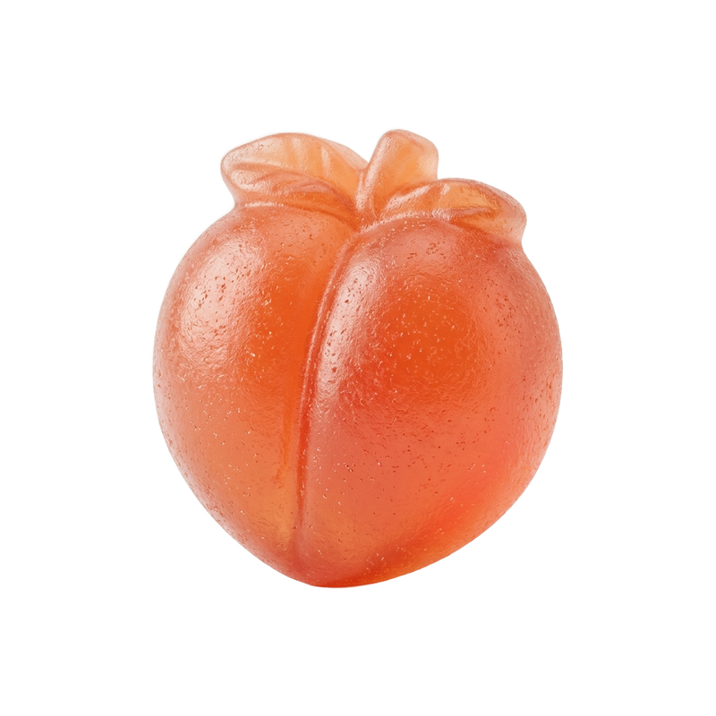 Clean Runway peach gummy