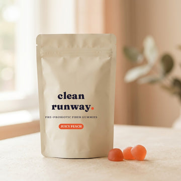 Clean Runway Juicy Peach pouch